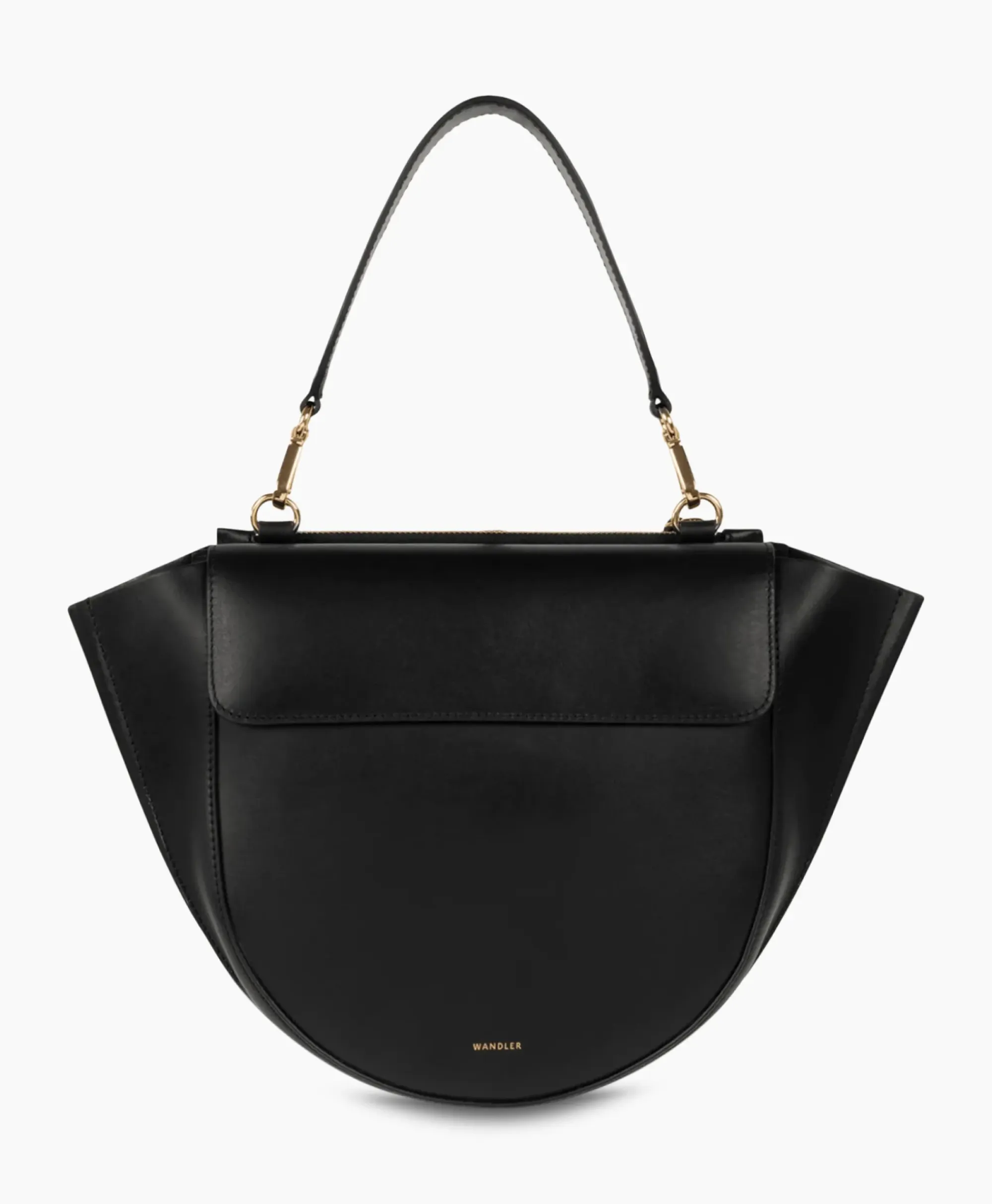 Tassen^Wandler Crossbody Tas Hortensia Medium Zwart