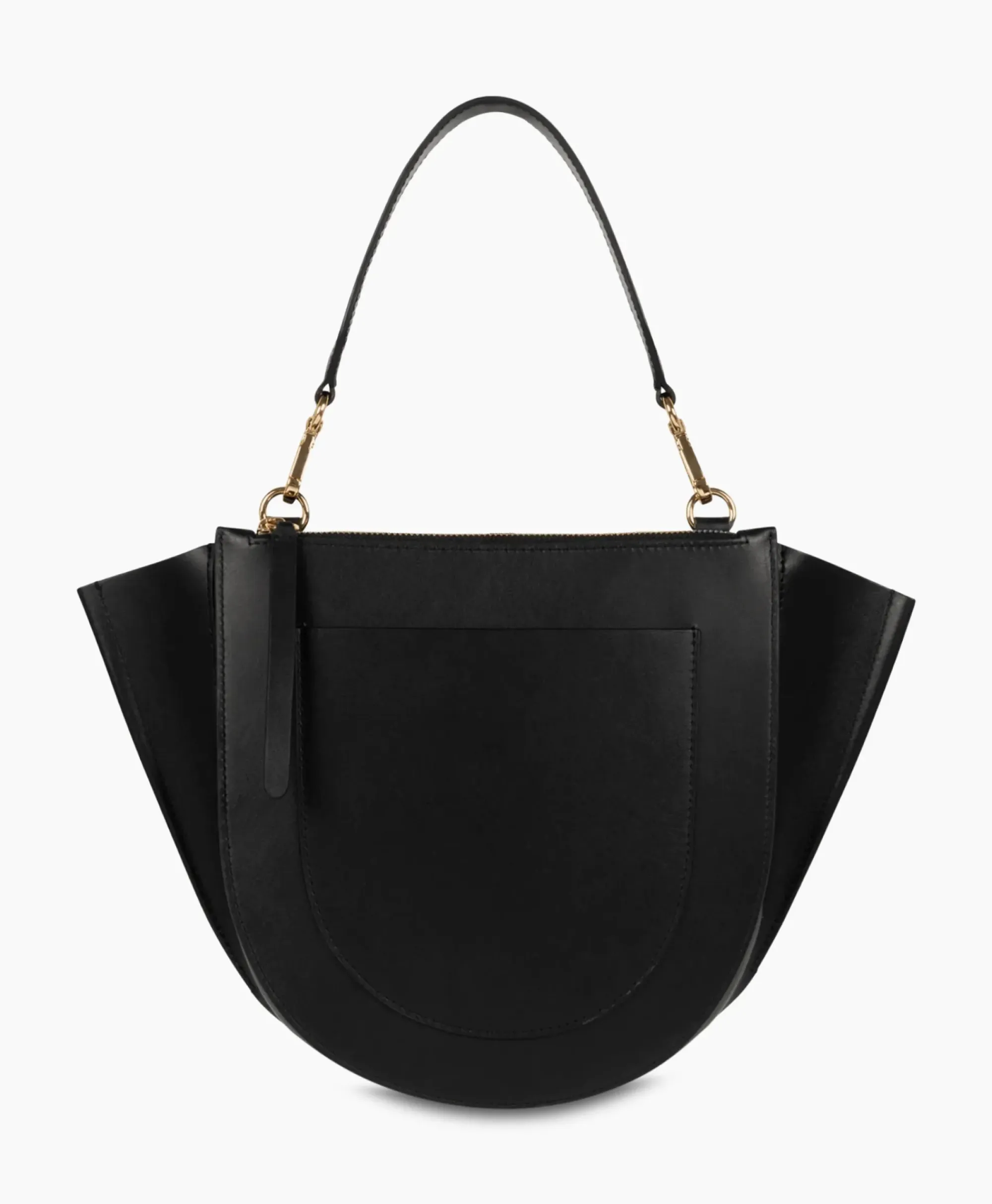 Tassen^Wandler Crossbody Tas Hortensia Medium Zwart