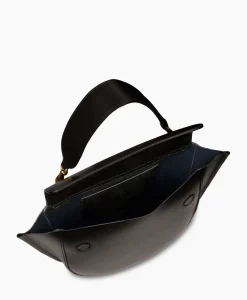 Tassen^Wandler Crossbody Tas Hortensia Medium Zwart