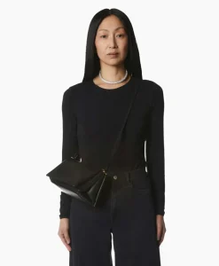 Tassen^Wandler Schouder / Hand Tas Uma Baguette Zwart