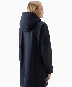 Jassen^Woolrich Parka High Tech Bonded Donker Blauw