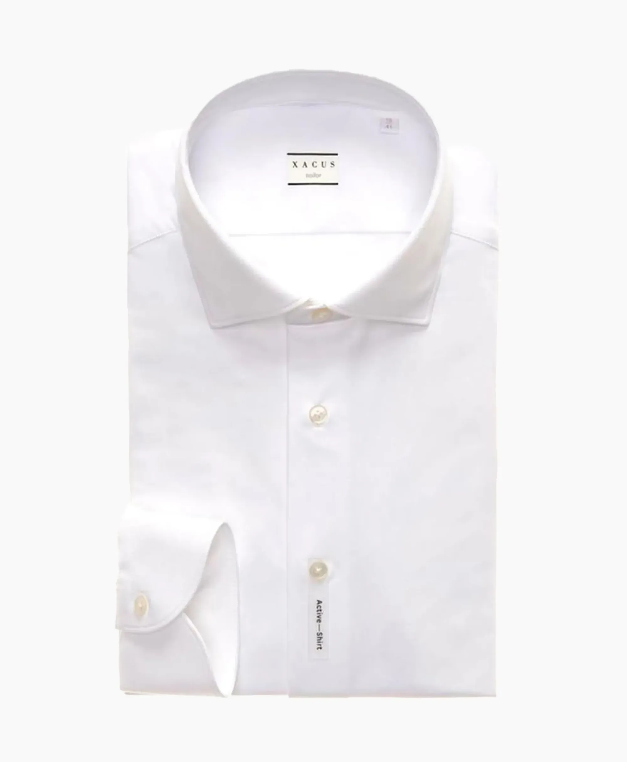 Overhemden^Xacus Active Shirt Wit