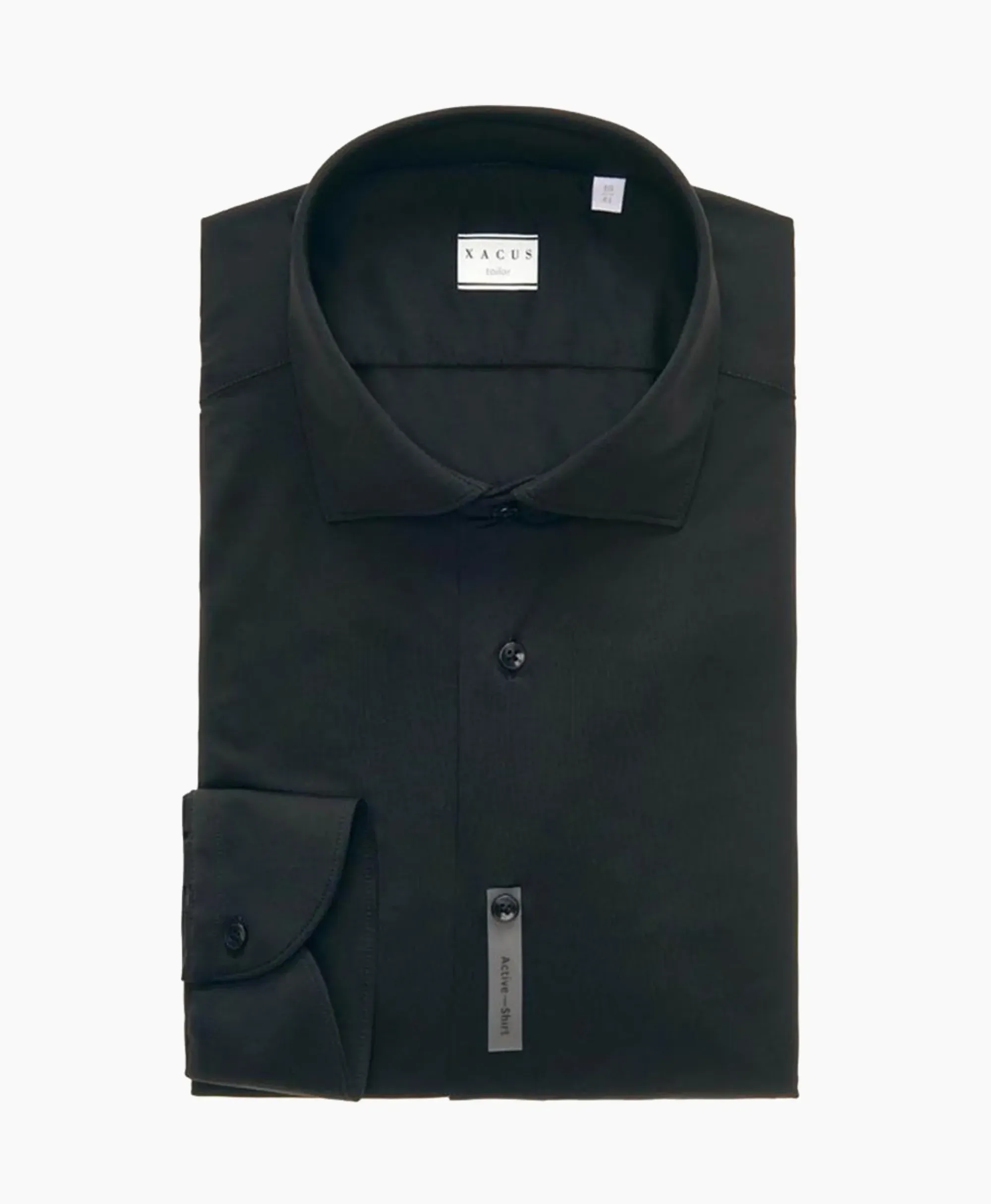 Overhemden^Xacus Active Shirt Zwart