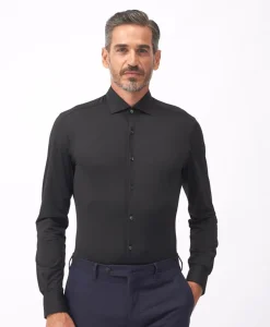 Overhemden^Xacus Active Shirt Zwart