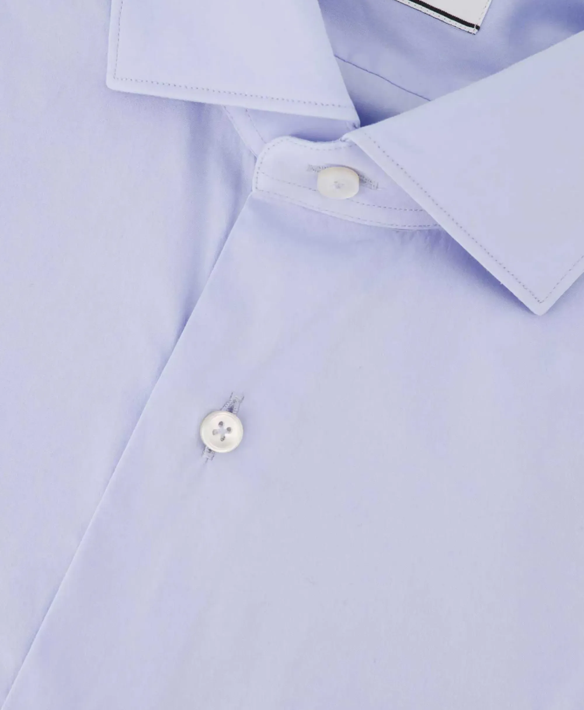 Overhemden^Xacus Tailor Fit Shirt Licht Blauw