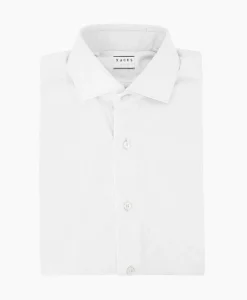 Overhemden^Xacus Tailor Fit Shirt Wit