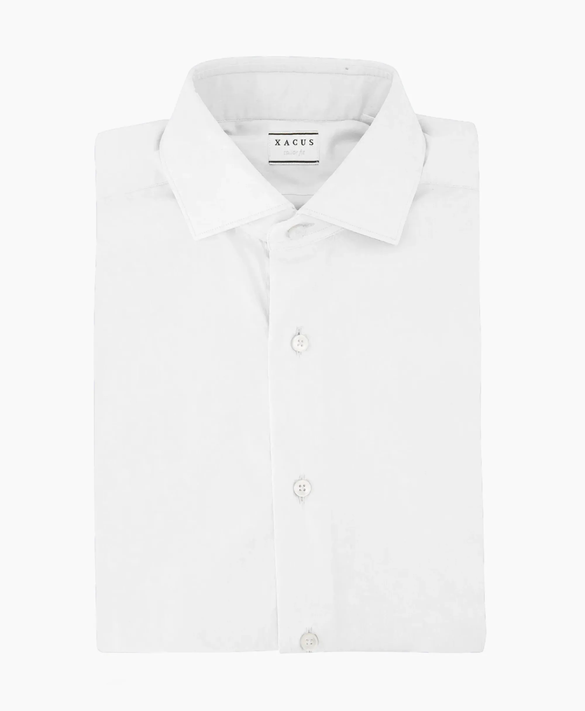 Overhemden^Xacus Tailor Fit Shirt Wit