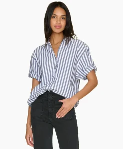 Blouses^Xirena Blouse Channing Donker Blauw