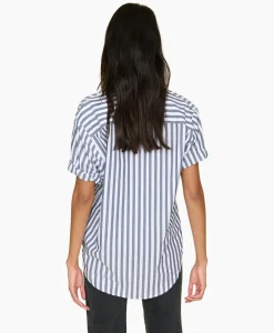 Blouses^Xirena Blouse Channing Donker Blauw