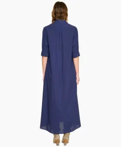 Bruiloftskleding^Xirena Maxi Jurk Boden Donker Blauw