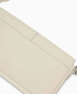 Tassen^Zadig & Voltaire Zadig & Voltaire Crossbody Tas Borderline Daily Grained Leath Ecru