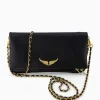 Tassen^Zadig & Voltaire Zadig & Voltaire Crossbody Tas Rock Grained Leather Zwart