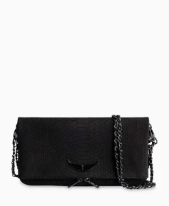 Tassen^Zadig & Voltaire Zadig & Voltaire Crossbody Tas Rock Soft Savage Zwart