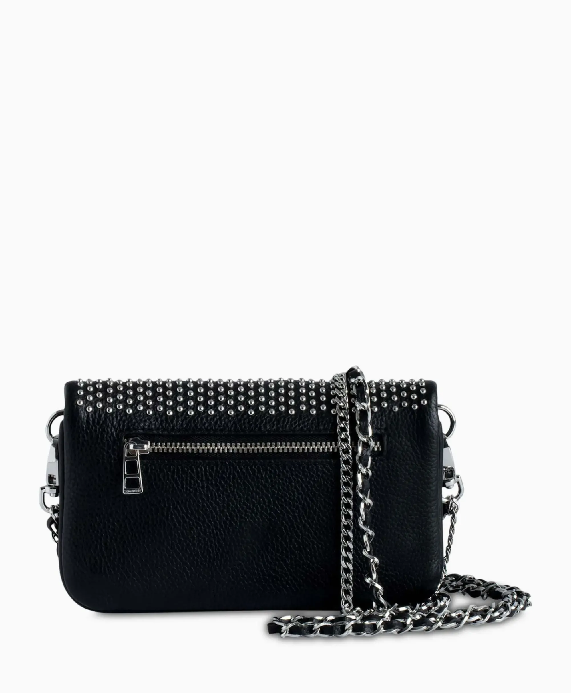 Tassen^Zadig & Voltaire Zadig & Voltaire Crossbody Tas Rock Nano Plumetis Zwart
