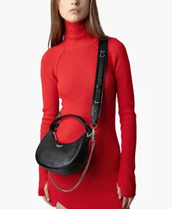 Riemen^Zadig & Voltaire Zadig & Voltaire Riem Strap Adjustable Glossy Wild Zwart