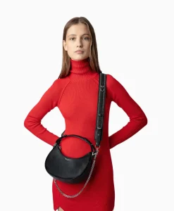 Riemen^Zadig & Voltaire Zadig & Voltaire Riem Strap Adjustable Overstudded Zwart