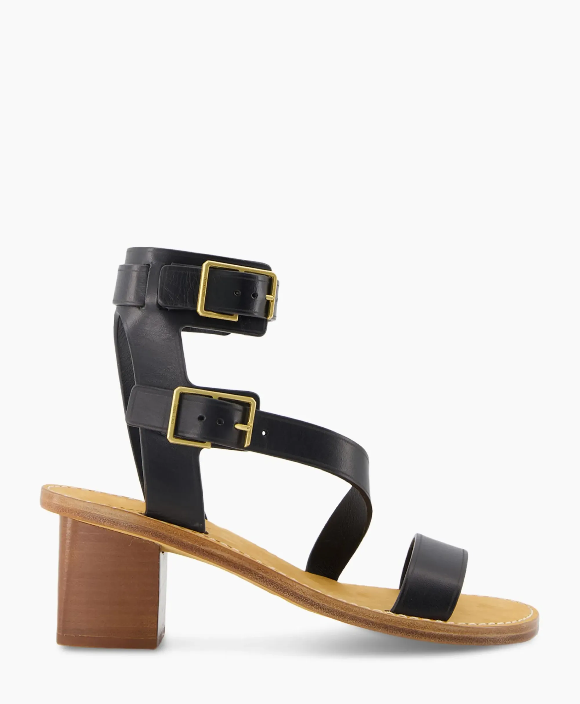 Sandalen^Zadig & Voltaire Zadig & Voltaire Sandaal Met Hak Cecilia Caprese Sandal Leather Zwart