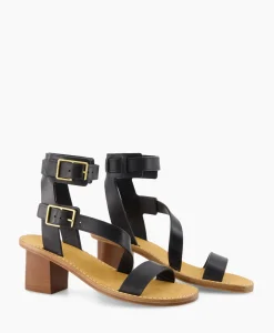 Sandalen^Zadig & Voltaire Zadig & Voltaire Sandaal Met Hak Cecilia Caprese Sandal Leather Zwart