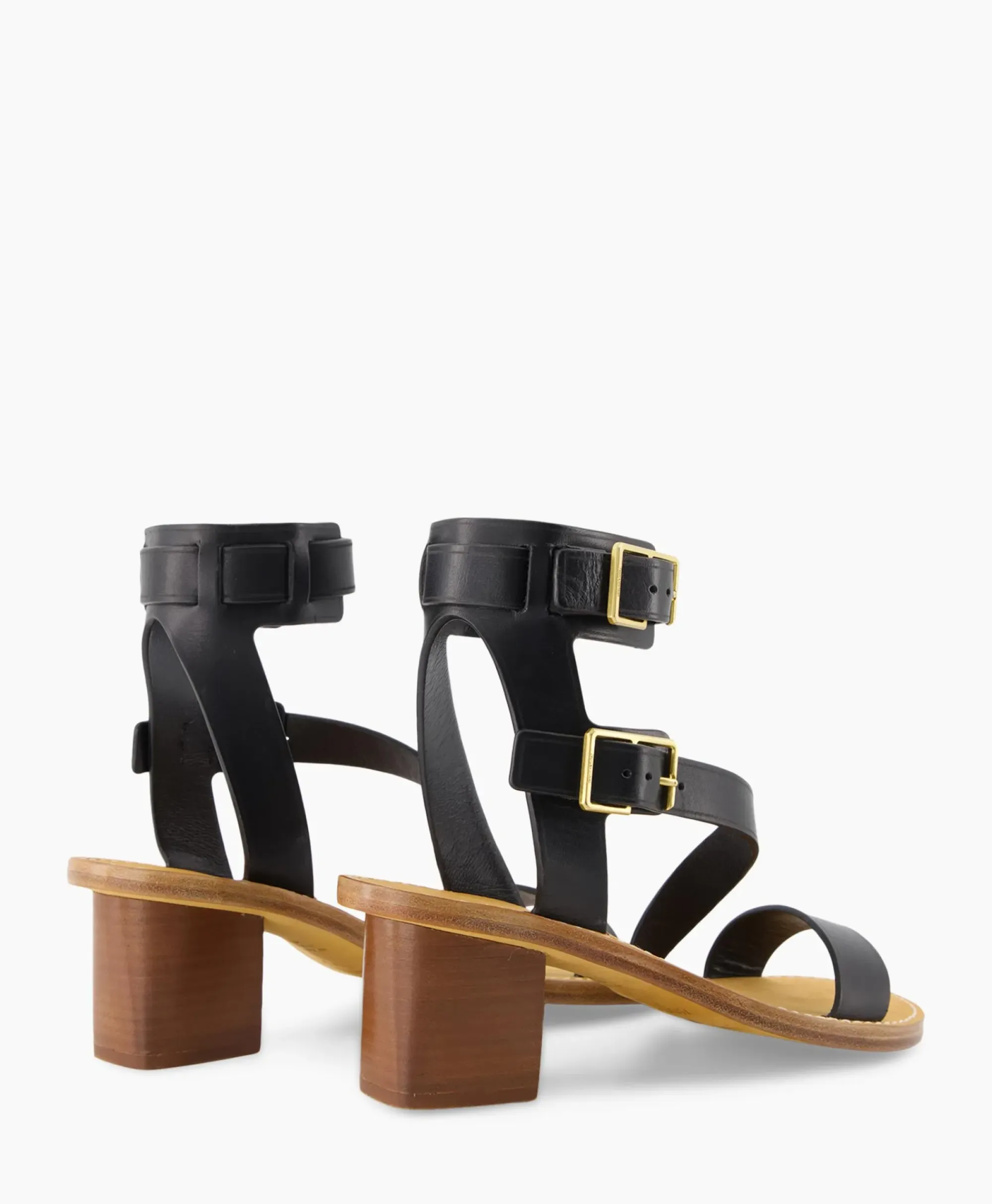 Sandalen^Zadig & Voltaire Zadig & Voltaire Sandaal Met Hak Cecilia Caprese Sandal Leather Zwart