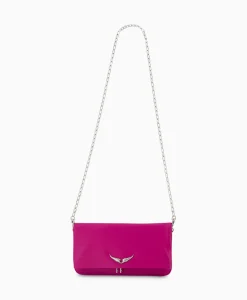 Tassen^Zadig & Voltaire Zadig & Voltaire Schouder / Hand Tas Rock Eternal Smooth Calfskin Paars