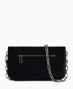 Tassen^Zadig & Voltaire Zadig & Voltaire Schouder / Hand Tas Rock Eternal Smooth Calfskin Zwart