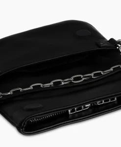 Tassen^Zadig & Voltaire Zadig & Voltaire Schouder / Hand Tas Rock Eternal Smooth Calfskin Zwart