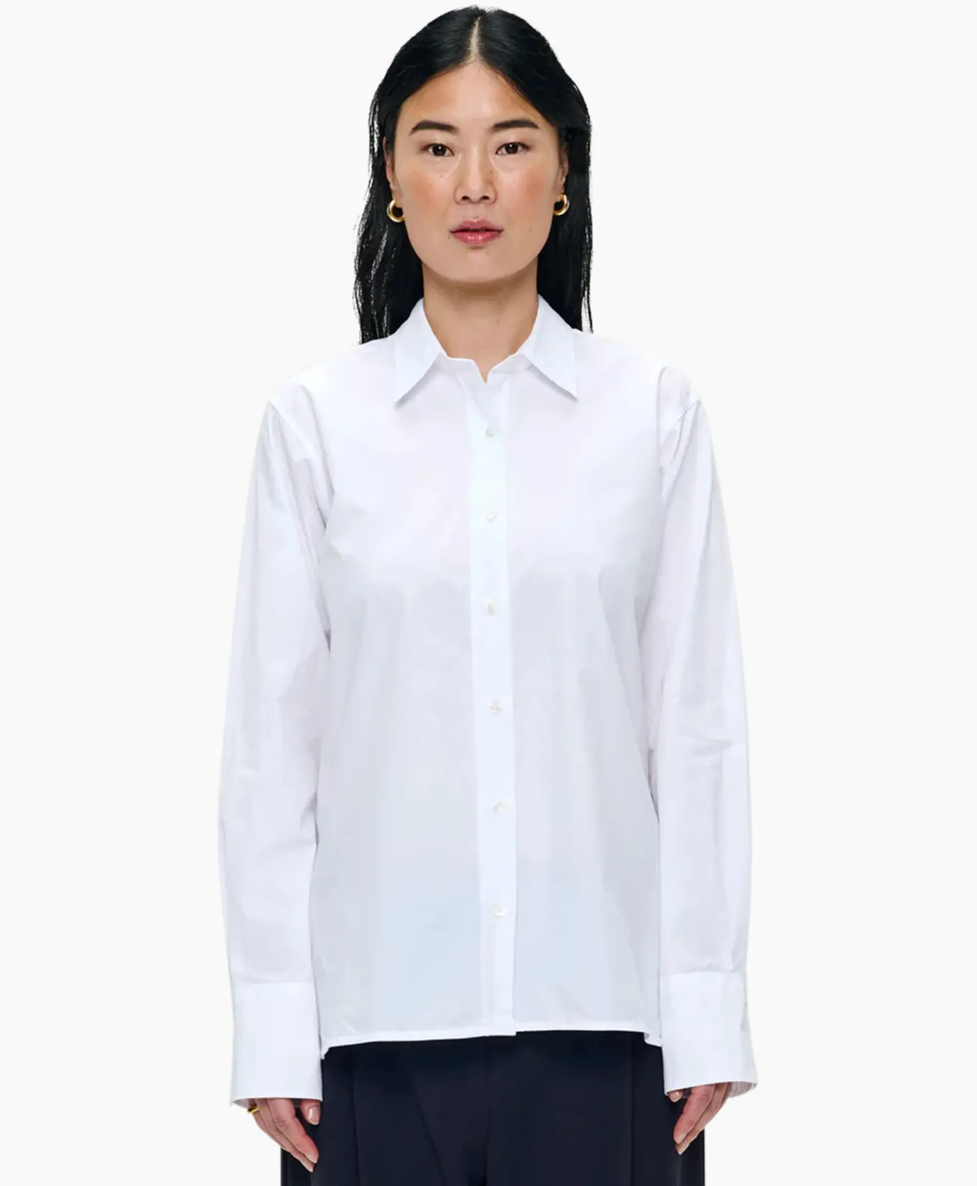 Blouses^Zenggi Blouse Boyfriend Wit
