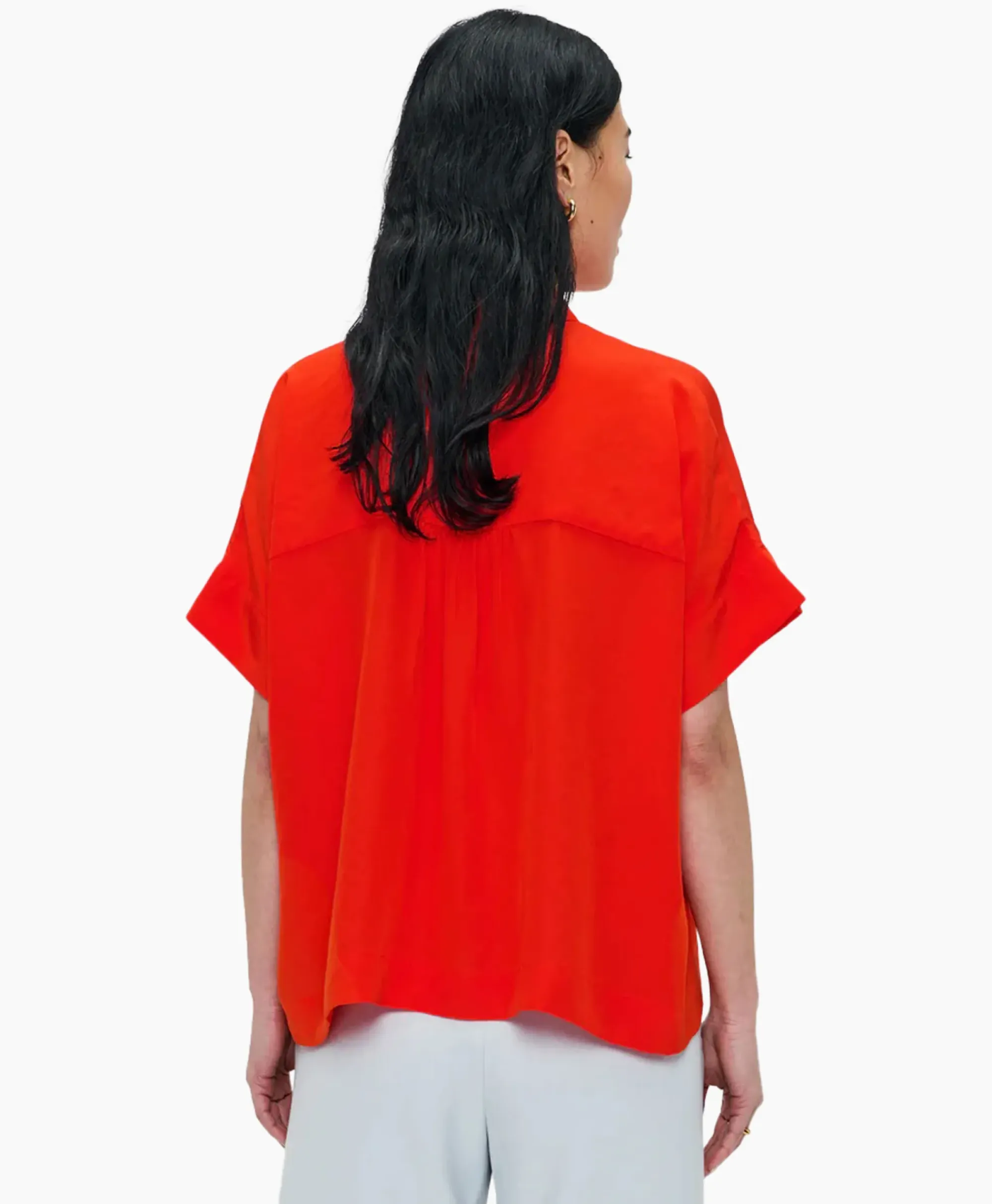 Blouses^Zenggi Blouse Techno Silk Rood