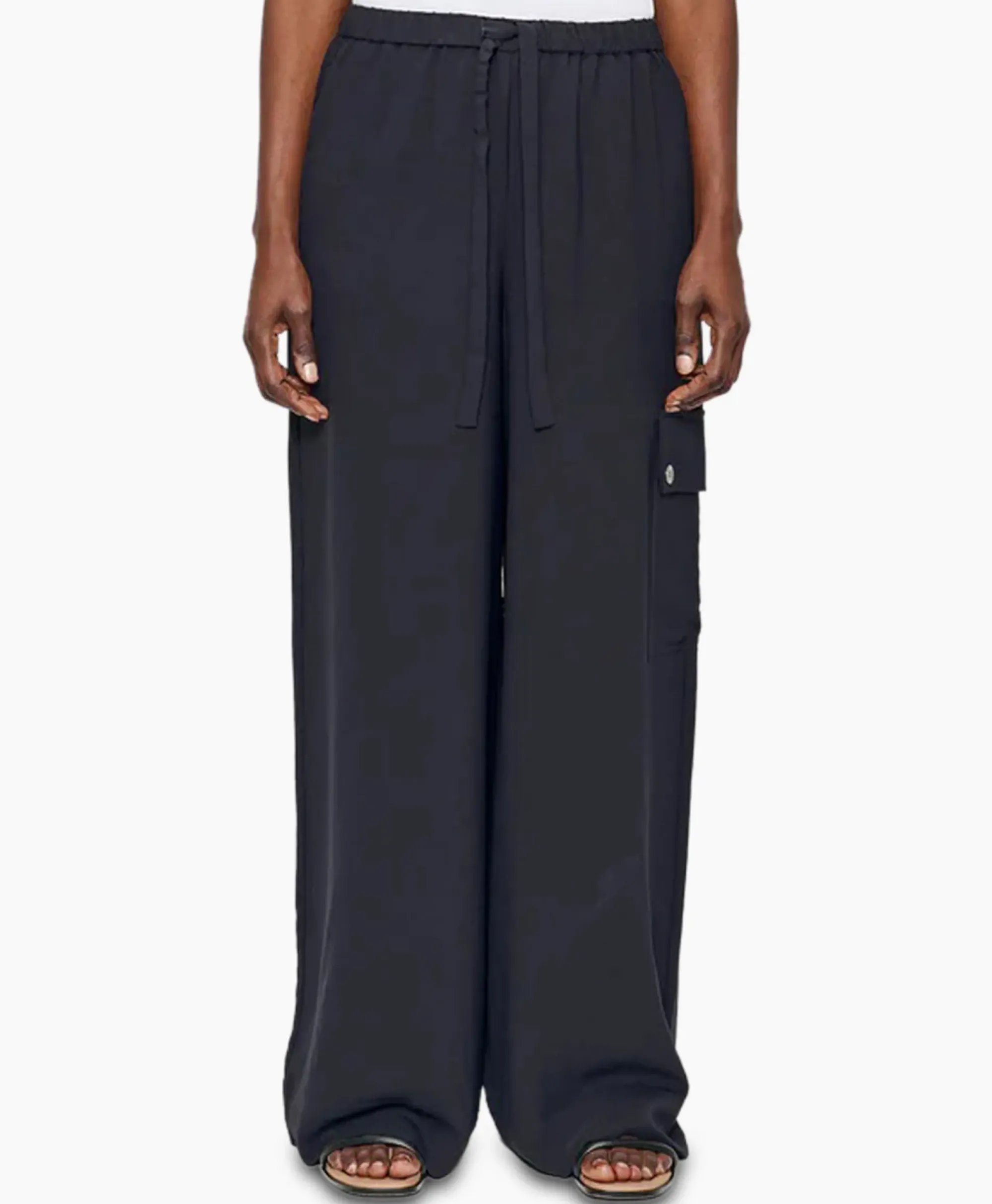 Broeken^Zenggi Cargobroek Relaxed Donker Blauw