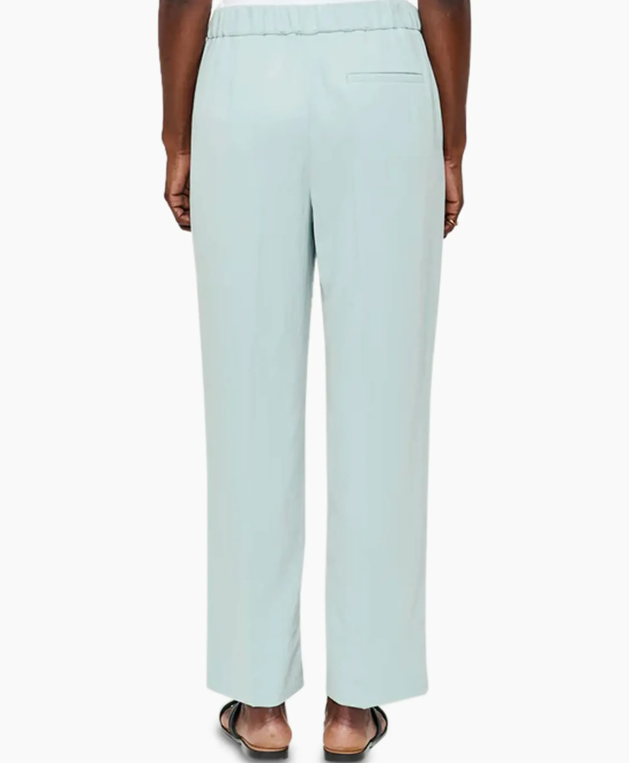 Broeken^Zenggi Chino Japanese Crepe Relaxed Licht Groen