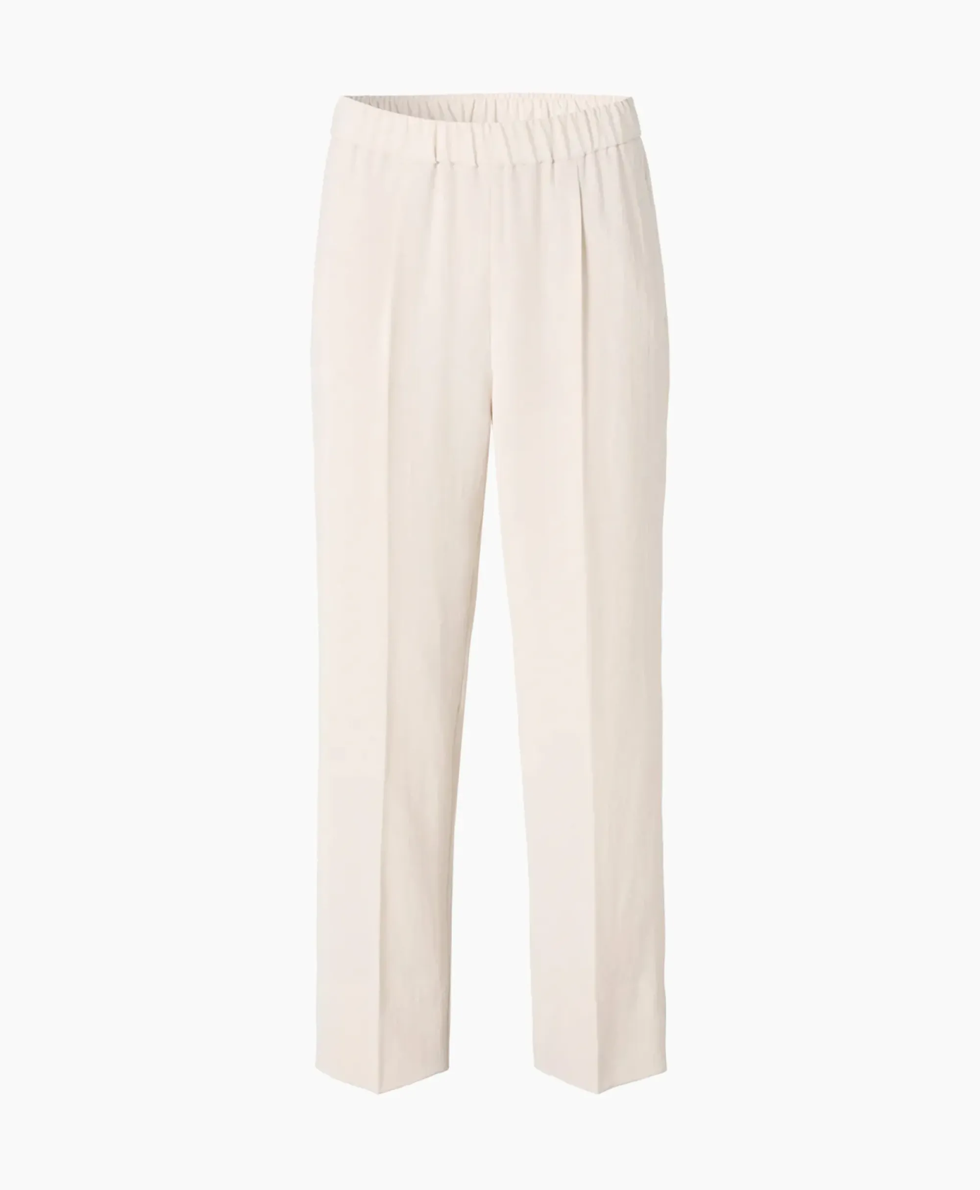 Broeken^Zenggi Chino Japanese Crepe Relaxed Off White