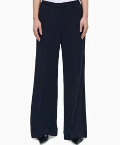 Broeken^Zenggi Pantalon Techno Silk Donker Blauw