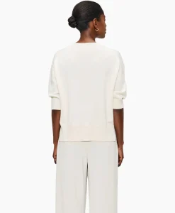 T-Shirts & Tops^Zenggi Top Relaxed Short Sleeve Off White
