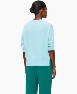T-Shirts & Tops^Zenggi Top Relaxed Short Sleeve Aqua