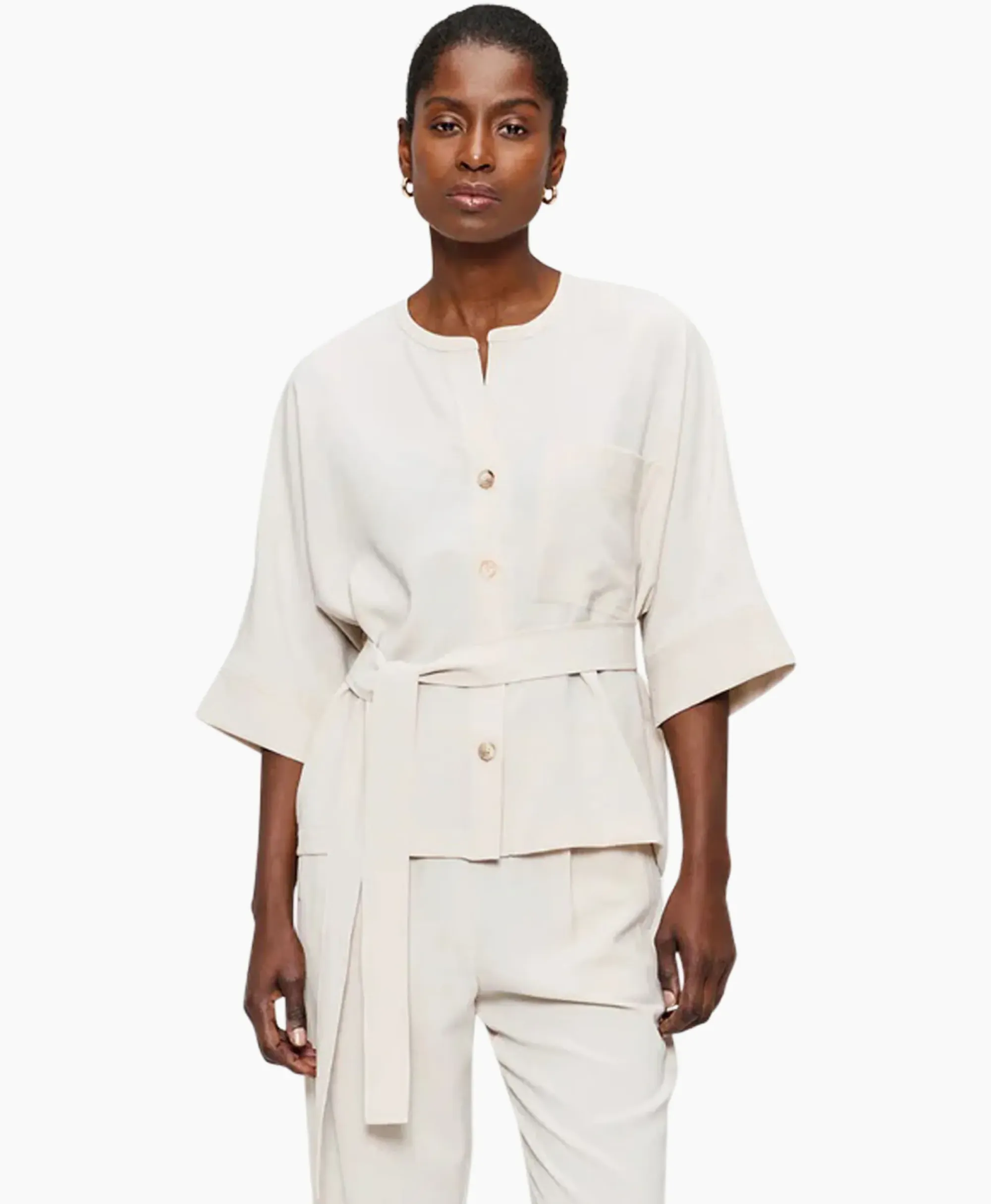 Tunieken^Zenggi Tuniek Easy Top Off White