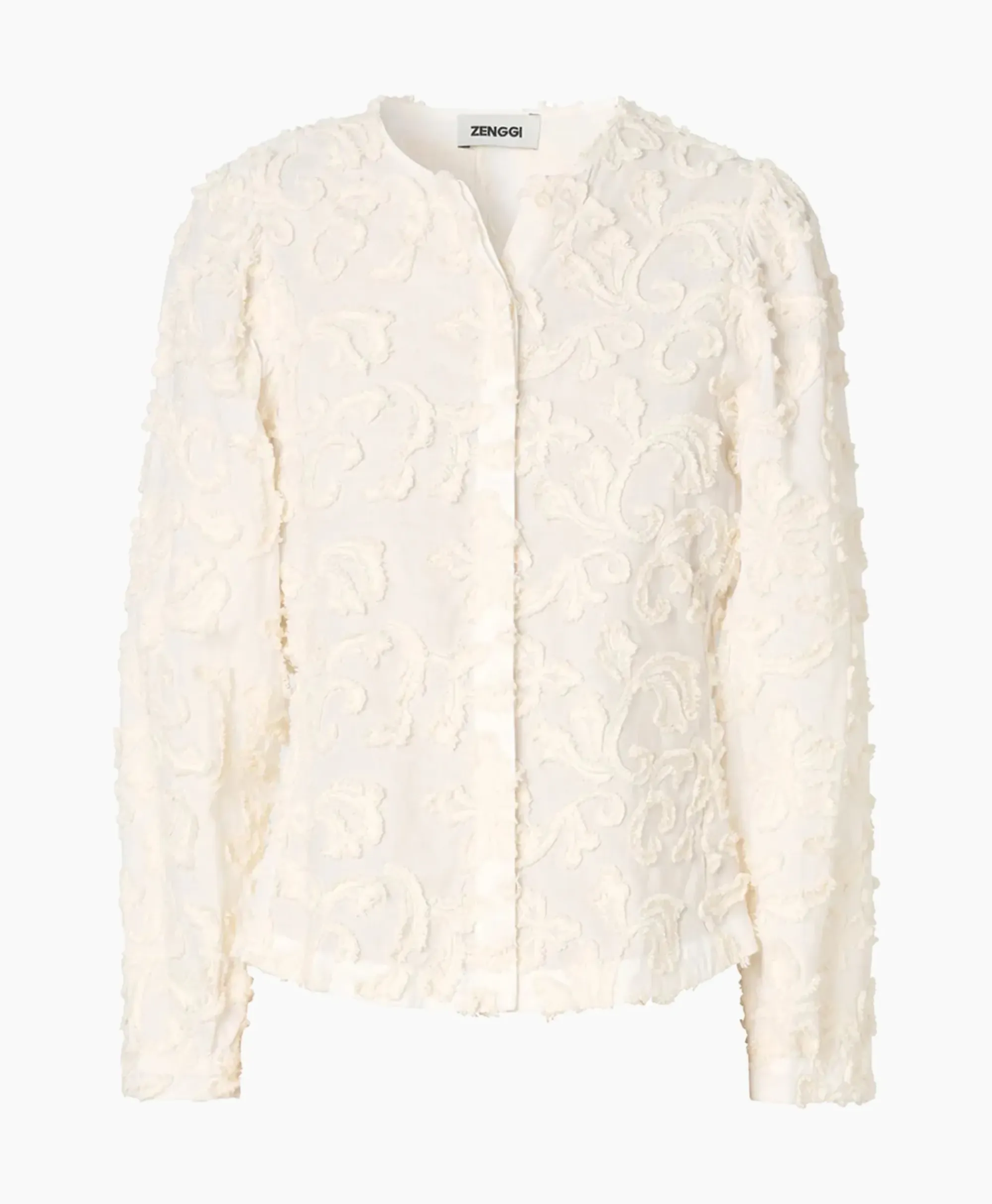 Tunieken^Zenggi Tuniek Embroidered Off White