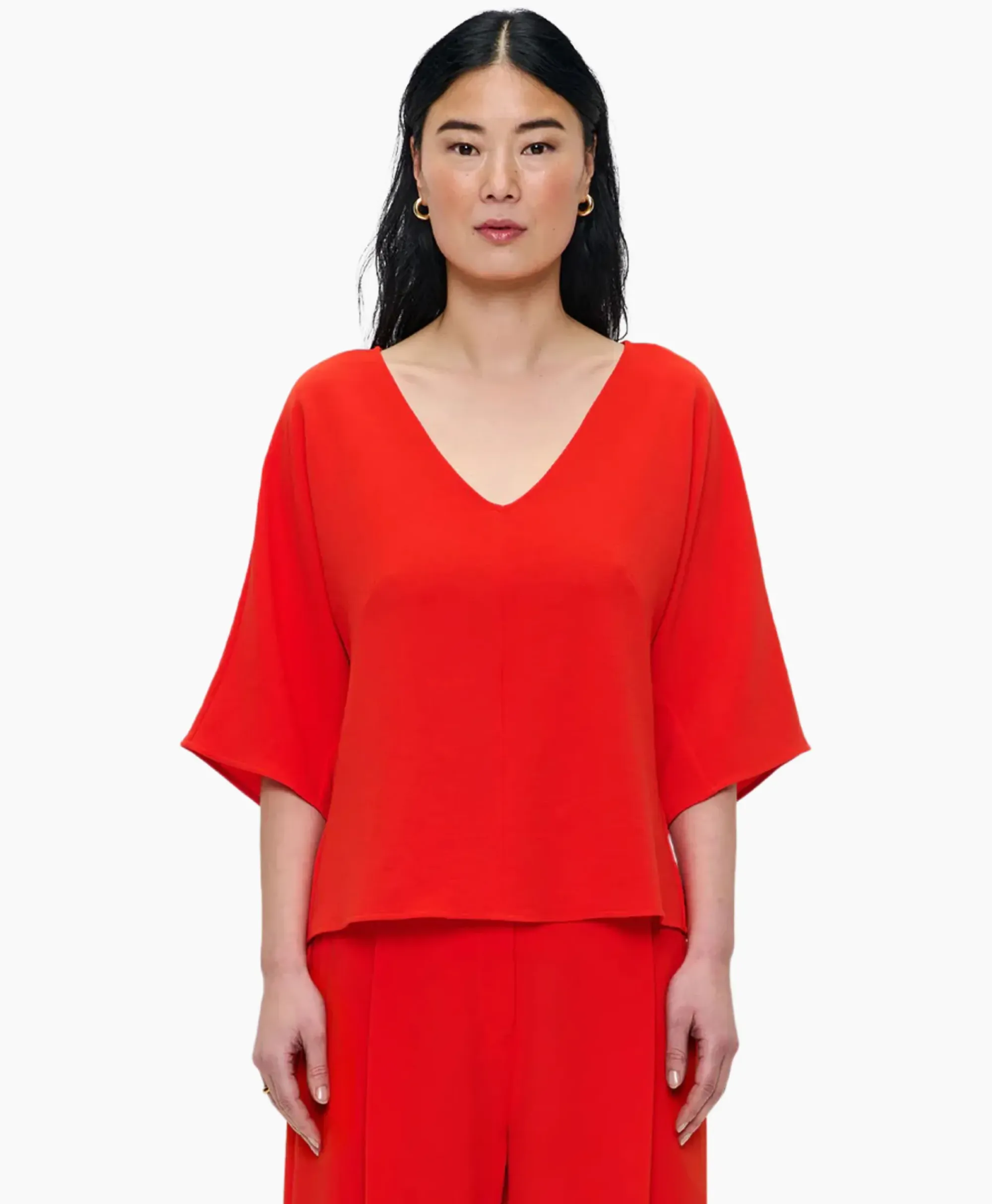 Tunieken^Zenggi Tuniek V-Neck Rood